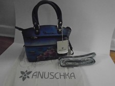 Anuschka Hand Painted Moonlit Amalfi Convertible Crossbody Bag New With Tags