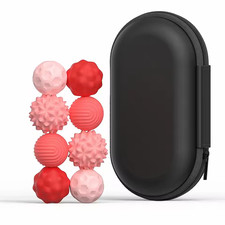 8 Pk Magnetic Silicone Sensory Balls 8-Piece Set - Stress Relief  Anxiety Toys