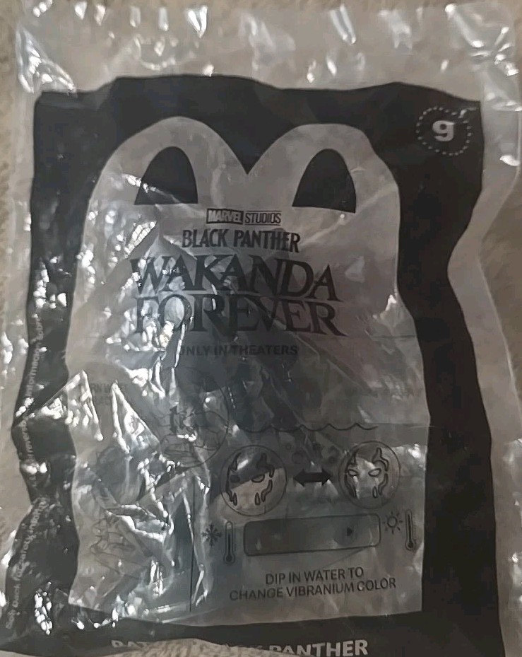 Sealed McDonald's Happy Meal Marvel Black Panther Battle Cake Topper #9