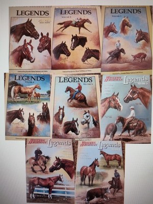 WESTERN HORSEMAN LEGENDS BOOKS AQHA QUARTER HORSE VOLUMES 1-8 STALLIONS MARES