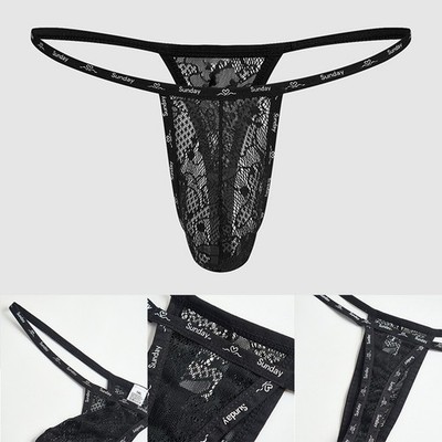 Perspektive Unterhose Spitze G-String atmungsaktiver Stoff bequeme Passform