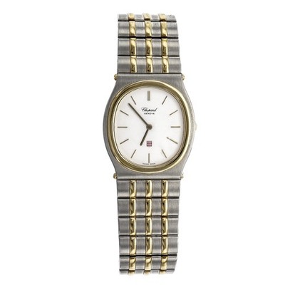 Chopard Monte Carlo 2 Tone Wrist Watch 18k Yellow Gold Steel
