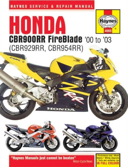 Honda CBR900RR Service and Repair Manual.New Fast Free Shipping** - Image 2