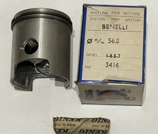 Pistone Asso Per Moto Benelli Cross Enduro 125 cc. Diametro 56,8 Cod. 3416