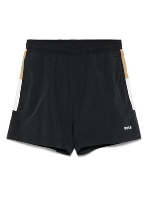 Hugo Boss Men's Zepah Standard Length Swim Trunks, Black