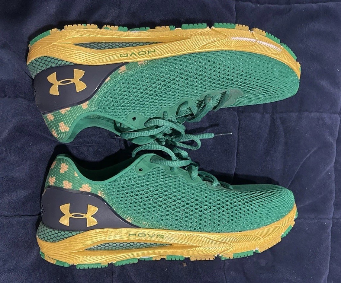 Under Armour UA Team HOVR Sonic 4 Notre Dame Shoes 3024293-300 Men's Sz 11 New thumbnail 8