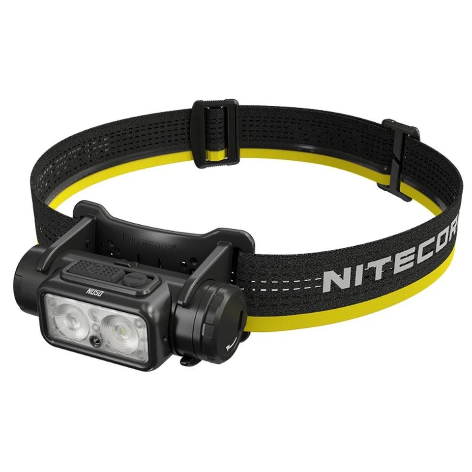 NiteCore NU50 Headlamp 1400 Lumen Lightweight USB-C Rechargeable Headlight Torch - Image 2 of 4