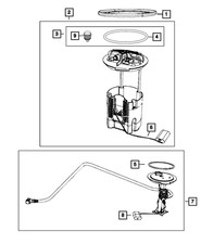 Genuine Mopar Fuel Pump/Level Unit Module Kit 68412549AB