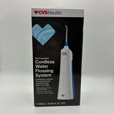 CVSHealth Cordless Water Flossing System White - New In Box
