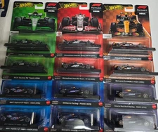 Hot Wheels 2024 Formula 1 Selections Red Bull FW46 Kick McLaren BWT Alpine Haas