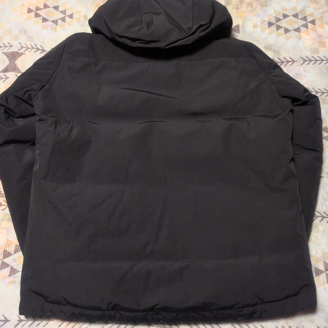 Schott 2TONE DOWN JACKET Coat Polyester Black Log… - image 8