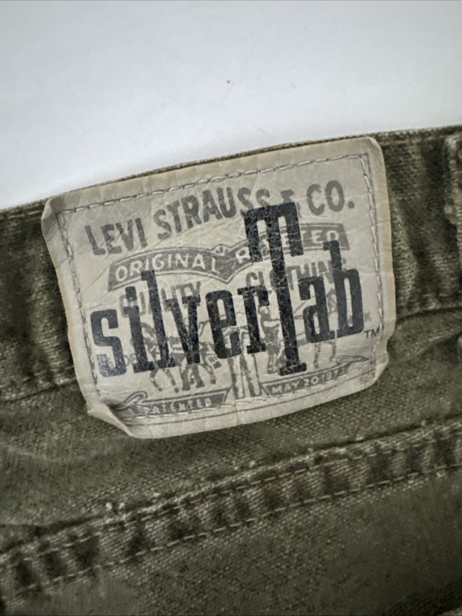 Vintage 90's Levi's Silver Tab Jeans Loose Fit Green Denim Pants