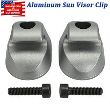 2pcs Aluminum Sun Visor Clip For Peterbilt Kenworth Visor Clip S16-1023-661 Us