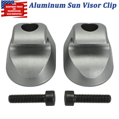 2pcs Aluminum Sun Visor Clip for Peterbilt Kenworth Visor Clip S16-1023-661 , US