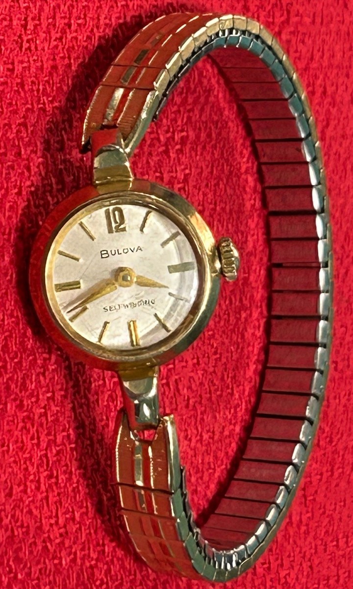 Vintage Bulova Womens‎ 10KT Rolled Gold Plated X511054 Self Winding Watch Vintage Bulova Womens 10KT Rolled Gold Plated X511054 Self  main image 4