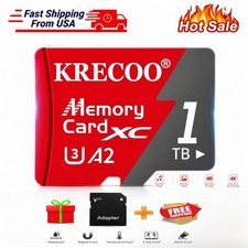 Micro SDXC Memory Card U3 A2 V30 Class 10 for Phone Tablet Dash Cam 64GB-1TB Lot