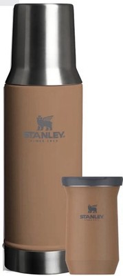 Combo Termo Stanley 800 Ml Mate System + Mate Tereré 200ml Toast Marrón Cobre