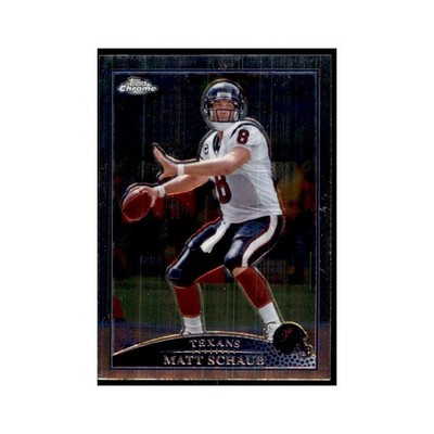 2009 Topps Chrome Matt Schaub Football Cards #TC97