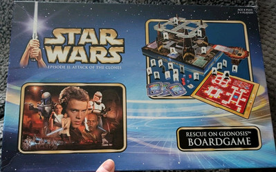 Star Wars Episode II 2 ATTACK OF THE CLONES Rescue On Geonosis Brettspiel  