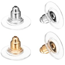 Earring BacksEarring Backs for Droopy Ears/Studs/Heavy Earring 100pcs Earring...