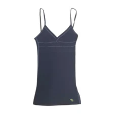 Vintage Abercrombie & Fitch Navy Babydoll V Neck Ribbed Fitted Tank Top S