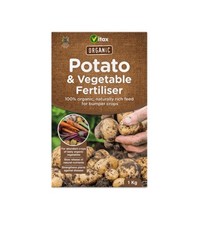 Vitax Organic Potato Vegetable Fertiliser Slow Release Nutrients Plant Feed 1kg