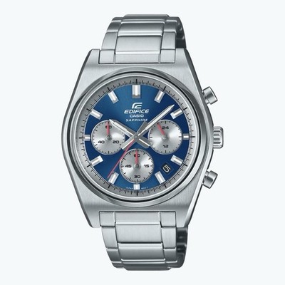 Casio Edifice EFB-730D-2AV Analog Chronograph Watch (Blue)