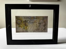 Banksy Di Tenner in See-Thru Black frame