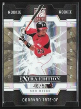 Donavan Tate 2009 Donruss Elite Extra Edition Status Gold RC /50 B #52 San Diego