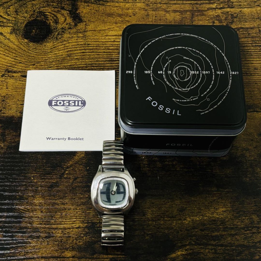 時計 vintage fossil big tic RARE FOSSIL Big Tic JR - 8263 Blue Quartz Animated - NO Box