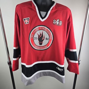 NHL Chicago Blackhawks Leary Firefighters Jersey 2004 L CCM