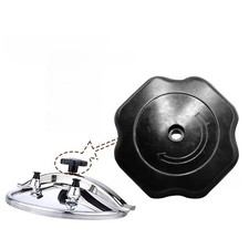 1PCS Black Plastic Pressure Cooker Handle Button Spiral Cover 15 17 19mm