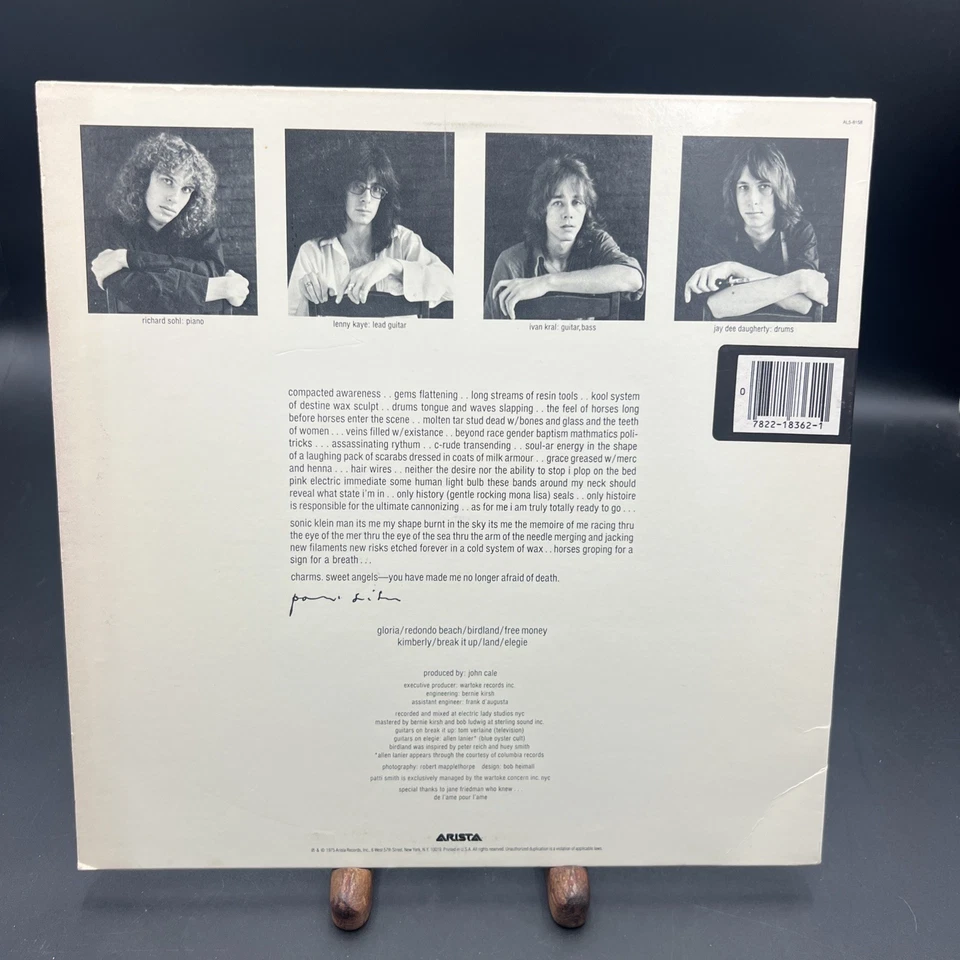 PATTI SMITH HORSES 1985 REISSUE ALB6-8362 VG+/VG+ - Image 2 of 4