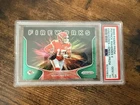 2020 Panini Prizm Patrick Mahomes II Fireworks Green Prizm #5 PSA 10