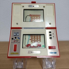 Nintendo Game & Watch Mickey & Donald Classic Handheld Game Rare Collectible