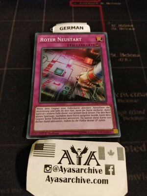 Red Reboot - FLOD-EN068 - Super Rare - 1ª Edición - Flames Of Destruction