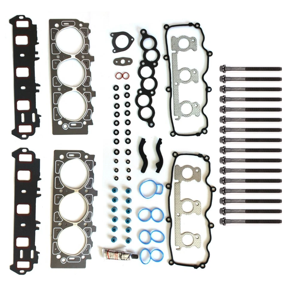 Cylinder Head Gasket Set W Bolts For 2001-2007 Ford Taurus 3.0L HS34102 - Imagem 2 de 4