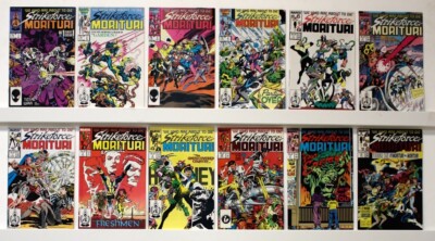 Strikeforce Morituri   Lot of 12 books   VF+ or better  Issue #'s 1-11, 13 pics 
