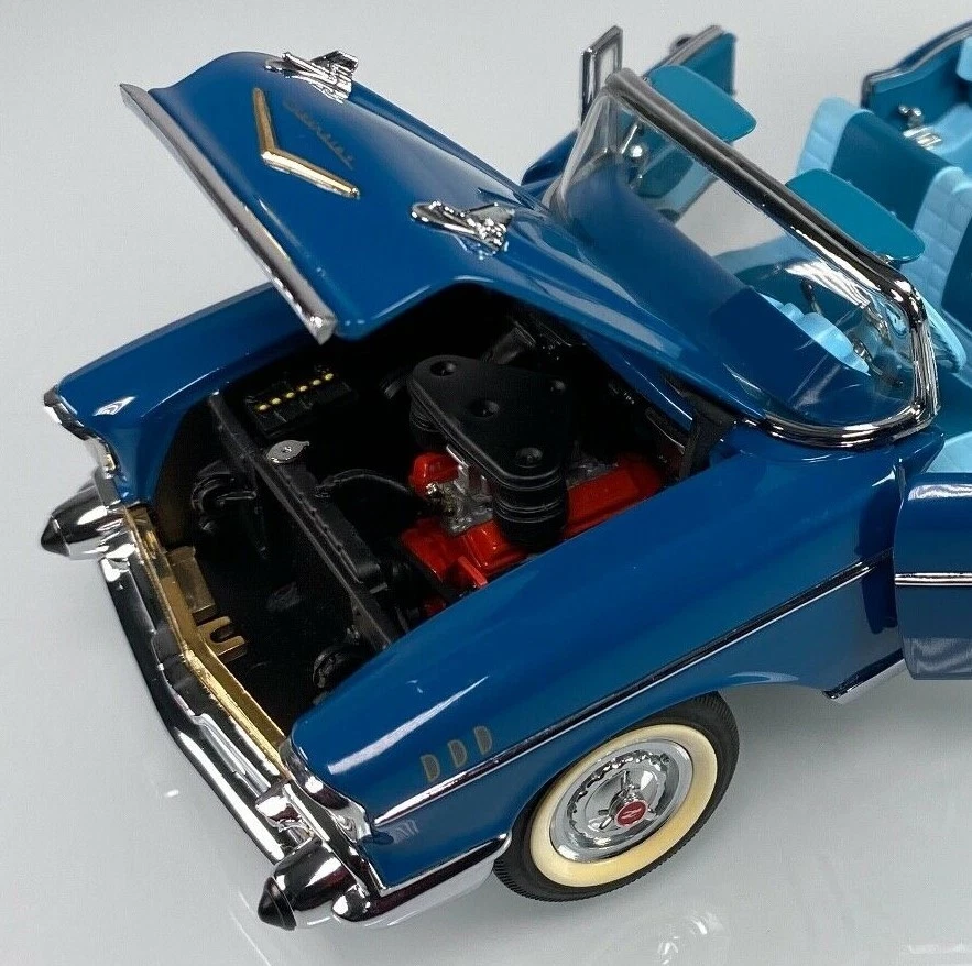 Chevrolet 57 Chevy 1957 Custom Built Metal Body1:24Model Car Race 1955 55 - Image 2 of 4