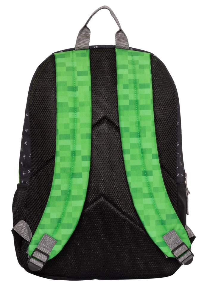 Minecraft - Rucksack - schwarz/grün - 42 cm (NEU & OVP!) - Bild 2 von 3