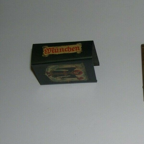 Vintage Match Safe Cover, Robed Youth Marking for Munich, Germany - Picture 2 of 4