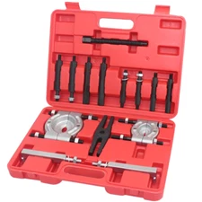 14PCS Bearing Separator Puller Kit 2" and 3" Splitters Remove Bearings Tool Set