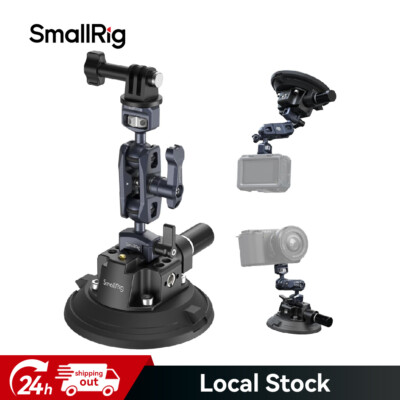 SmallRig 4'' Camera Suction Mount with Ball Head Magic Arm Max Load 3kg