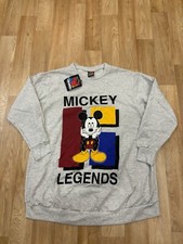 Vintage 90s Disney Mickey Mouse Sweatshirt NWT LG Mickey Unlimted NOS B26