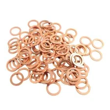 100PC COPPER OIL DRAIN PLUG GASKET WASHER(007603-014106)FOR MERCEDES-BENZ 16-17