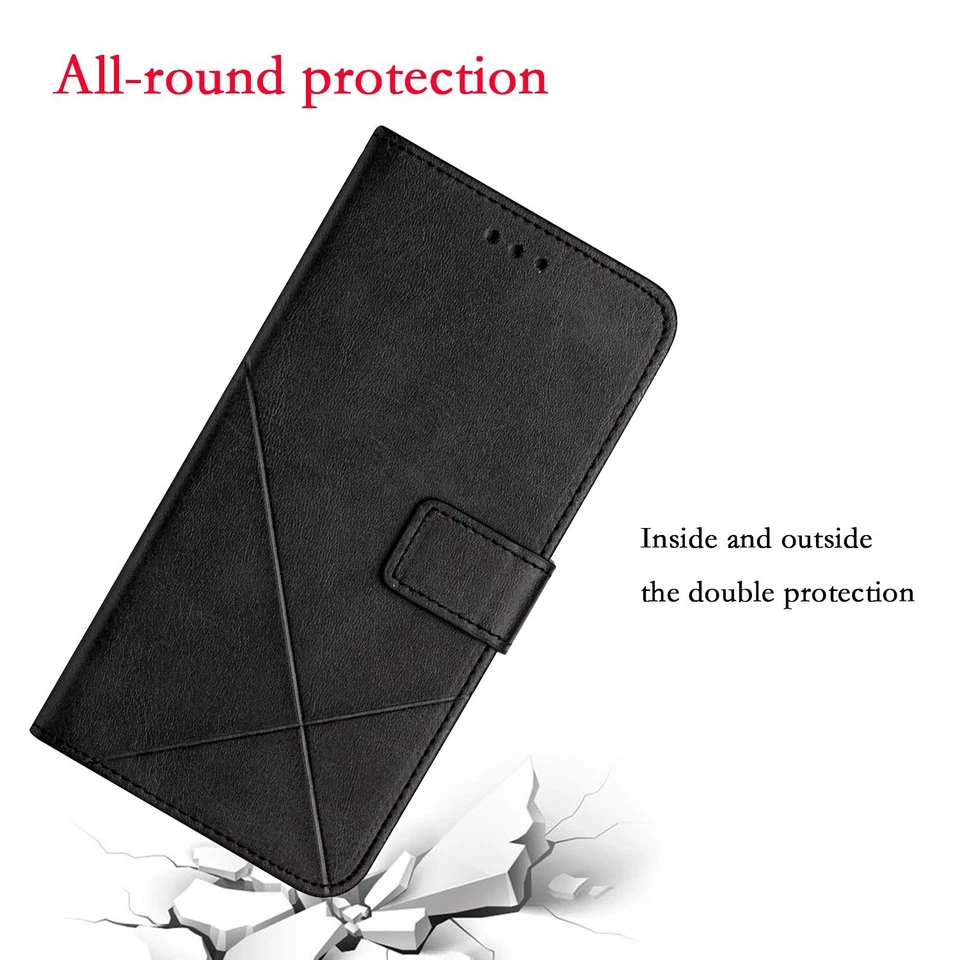 Flip Leather Card Wallet Phone Case For iPhone 16 15 14 13 12 11 Pro Max XR 8 7 - Image 3 of 4