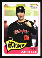 Zach Lee 2014 Topps Heritage Minor League #17 Baseball Card