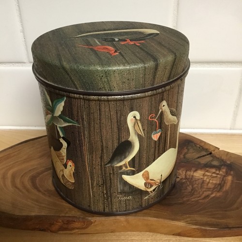 Vintage Wildlife Metal Tin Duck Goose Decoys Birds Century Resources Cabin Lake - Picture 3 of 10