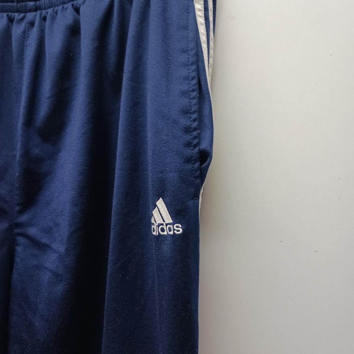 Adidas Track Pants Blue With White Stripes RN 88387 - CA 00411