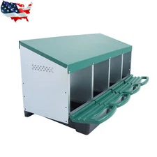 Chicken Nesting Boxes 4 Hole Metal Chicken Egg Laying Nesting Box With Perch